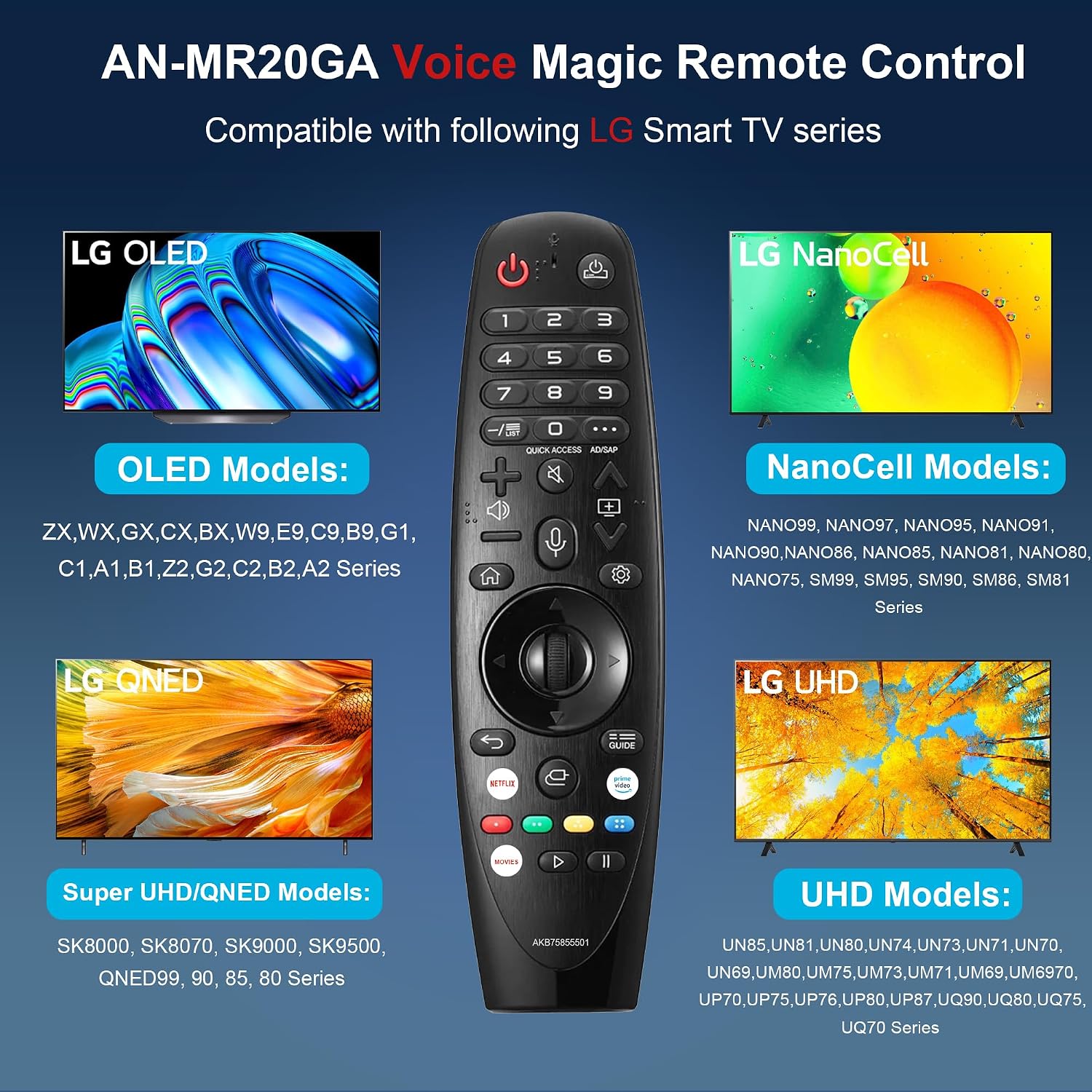 Thumbnail 1 de LG Magic Remote AKB75855501 Replacement