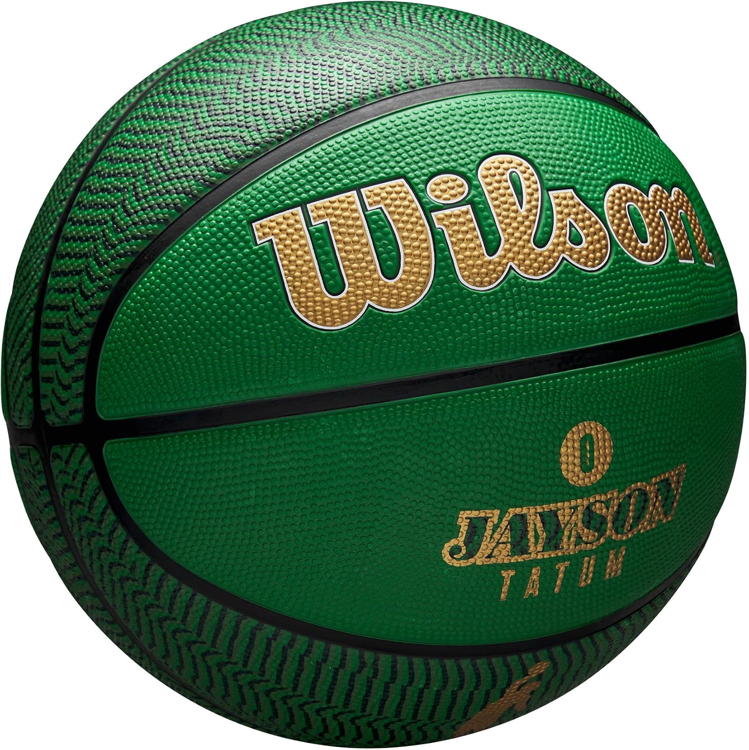 Detalle de Wilson Pallone da Basket da Esterno NBA Player Icon – Lebron James, Taglia 7, Colore Verde/Bianco