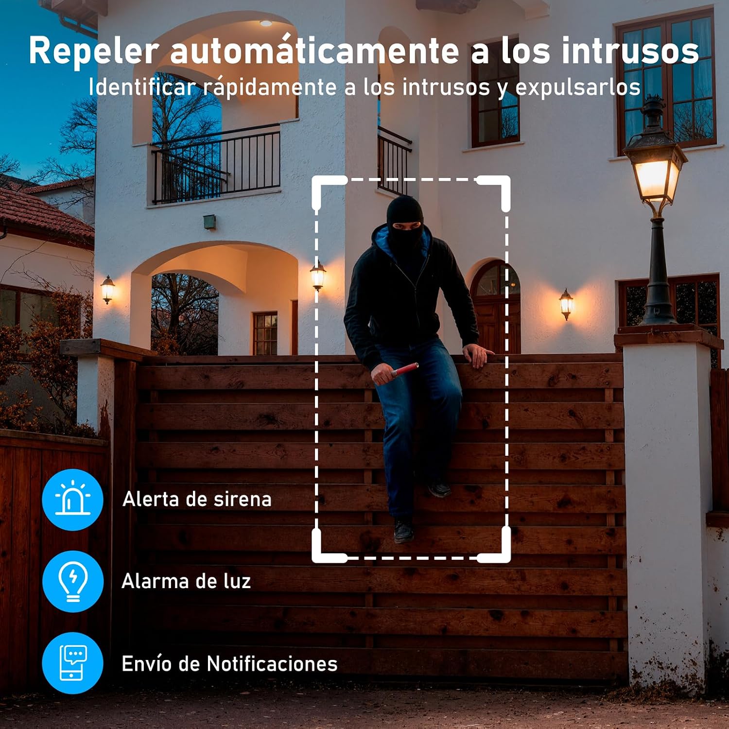 Thumbnail 4 de Cámara vigilancia solar 4MP 7800mAh WiFi dual