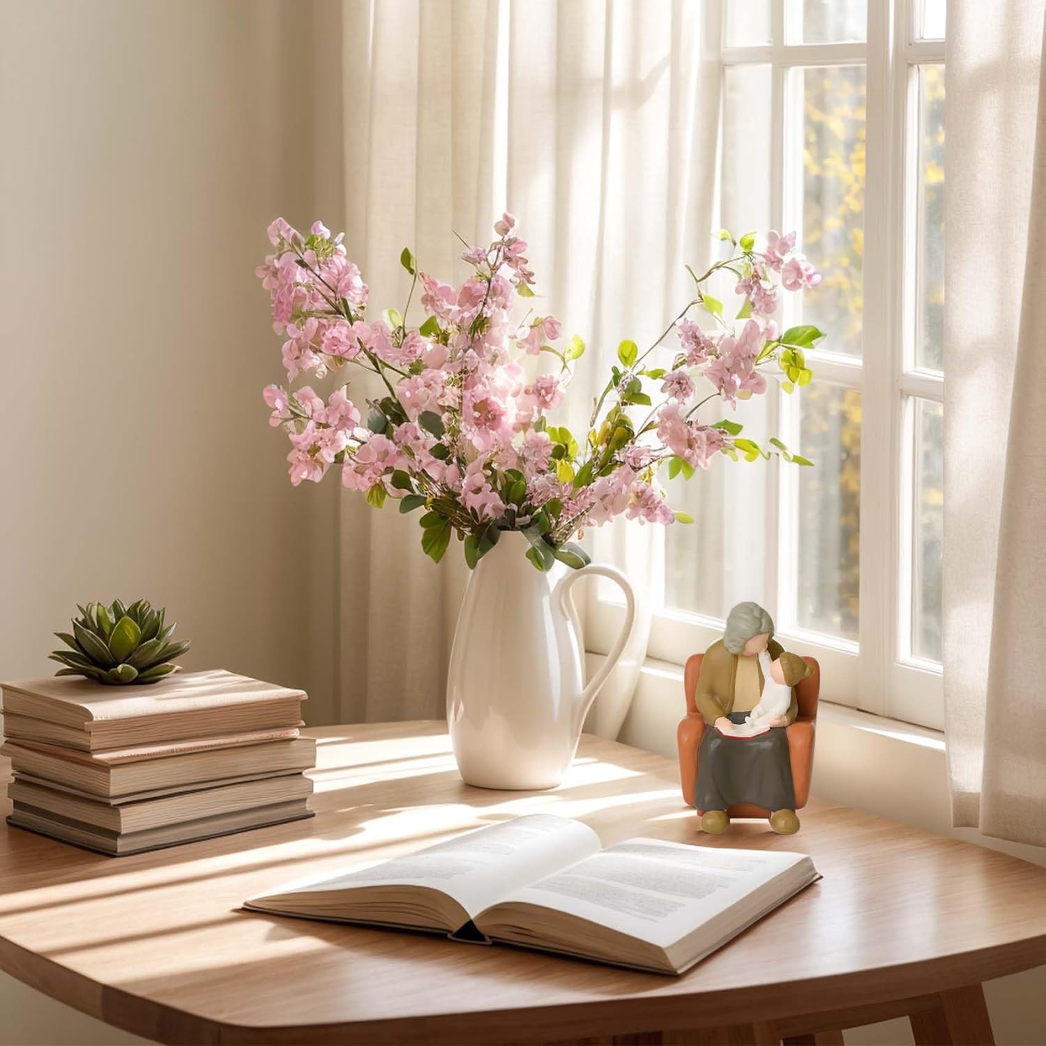 Detalle de Lnrkai Oma Geschenk – handbemalte Resin-Dekofigur für Oma