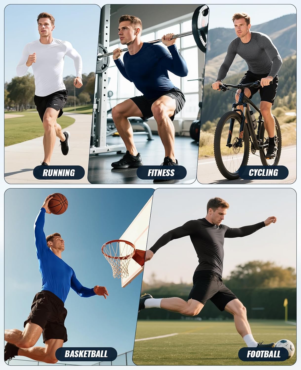 Thumbnail 3 de Niksa Long Sleeve Compression T Shirt