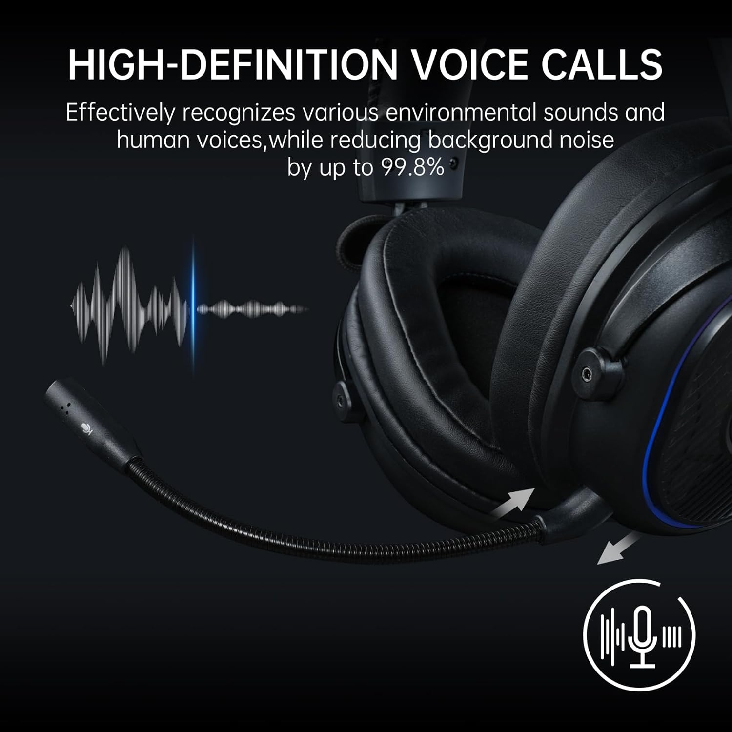 Detalle 2 de EKSA Mako Auriculares gaming 80 h