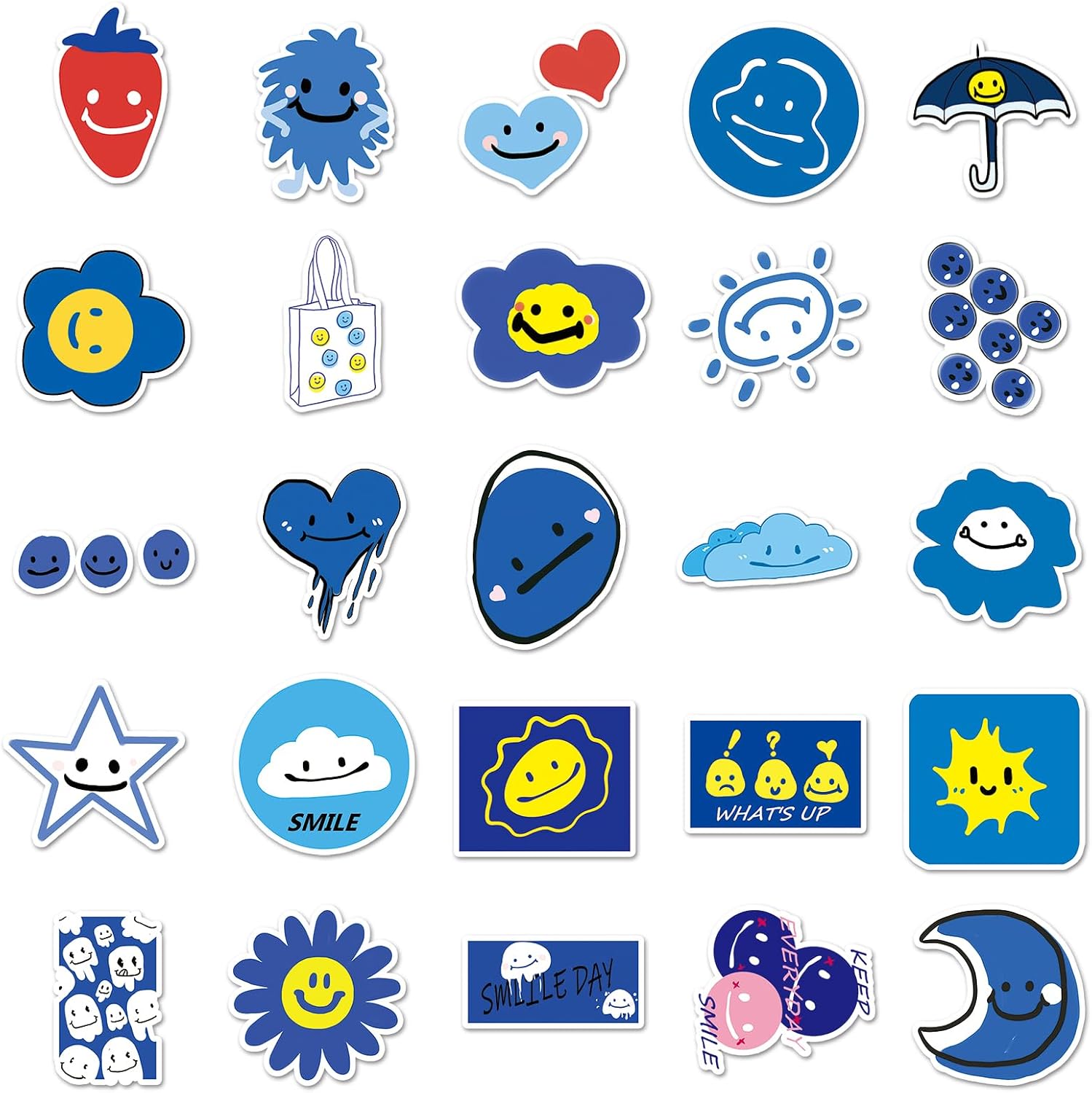 Detalle de Sanyeyufeng Vinyl Stickers, 50-Pack