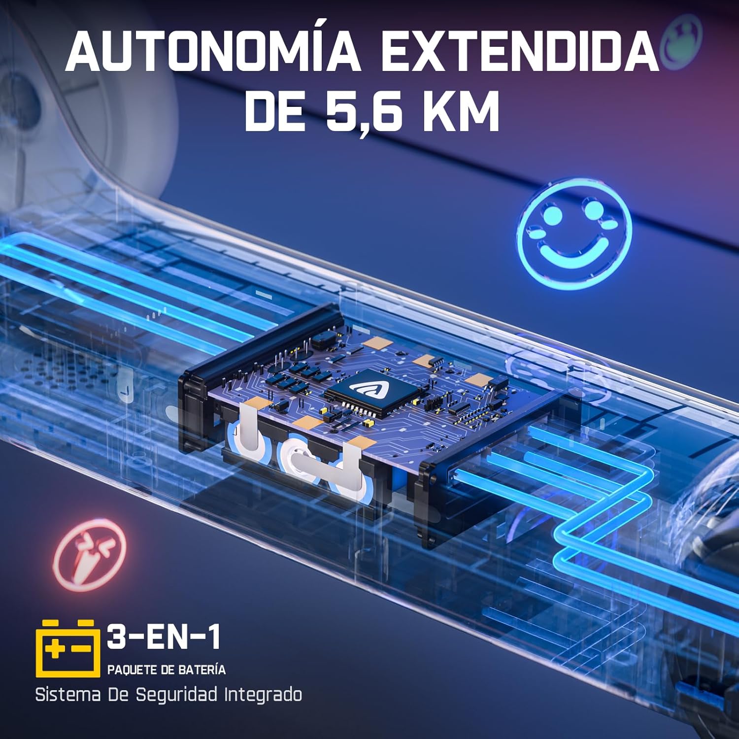 Detalle 2 de FanttikRide K9 Pro Patinete eléctrico 10 km/h