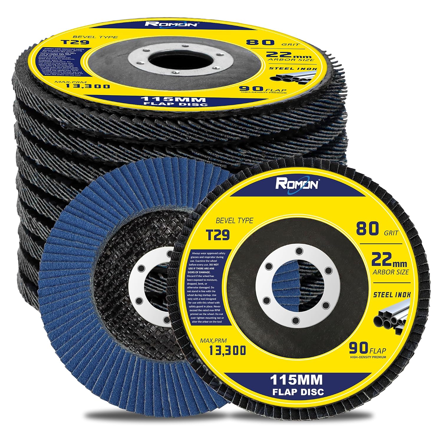 Thumbnail 6 de ROMON Flap Discs 4.5-Inch