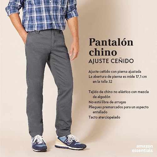 Detalle 2 de Amazon Essentials Pantalon chino ajusté ⚙