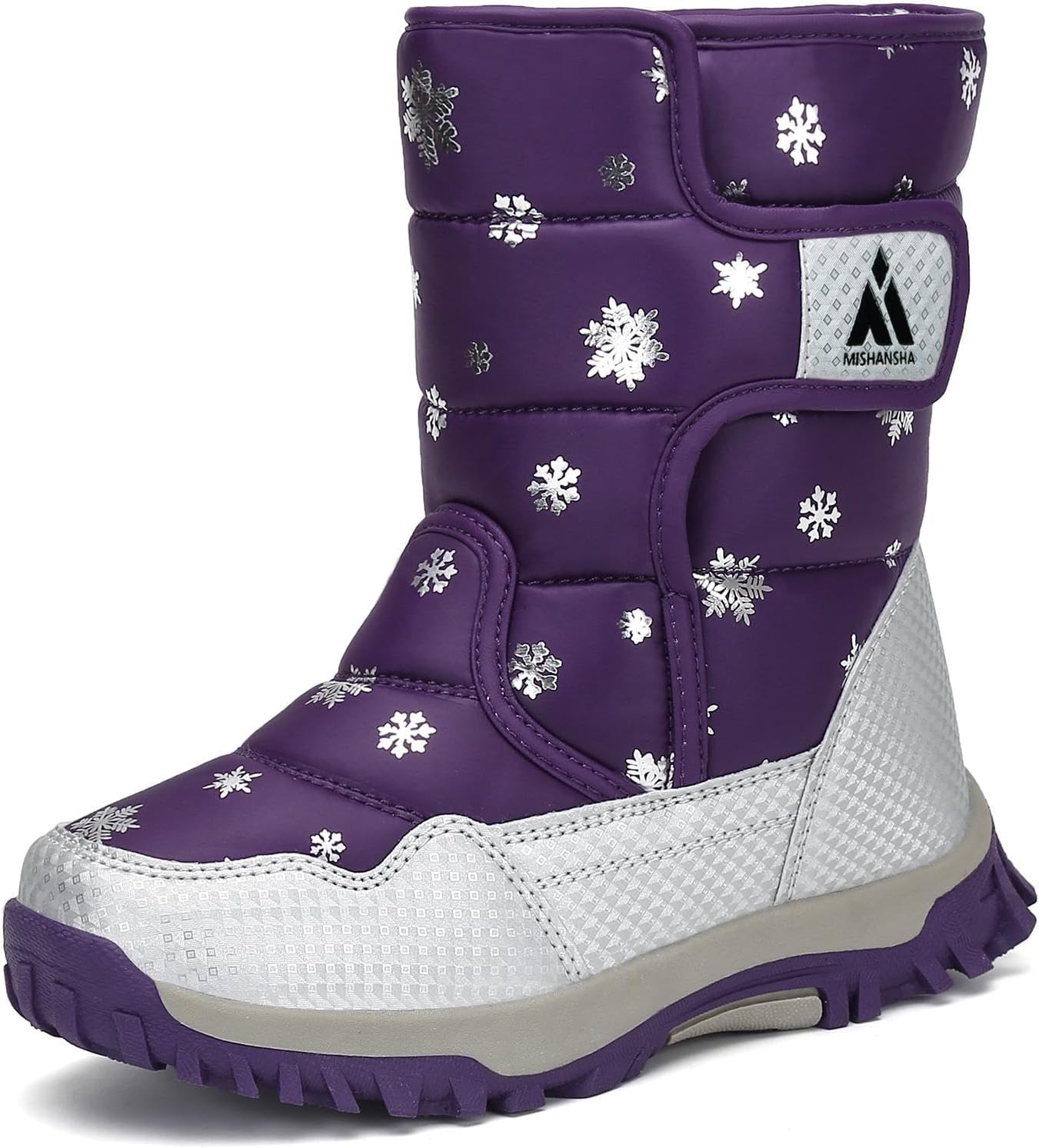 Detalle de Mishansha Winterstiefel Kinder warm gefüttert