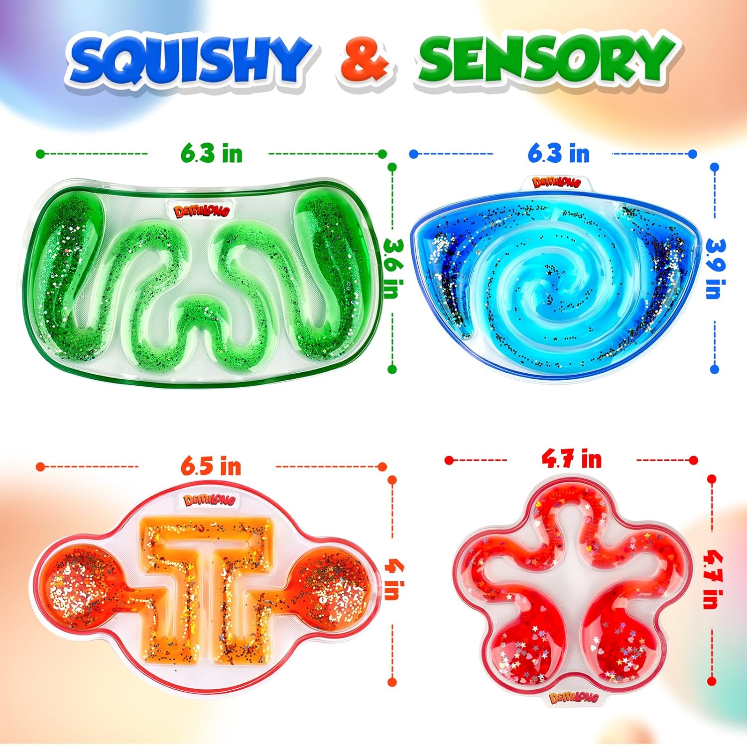 Thumbnail 5 de Squishy Sensory Toys 4-Pack