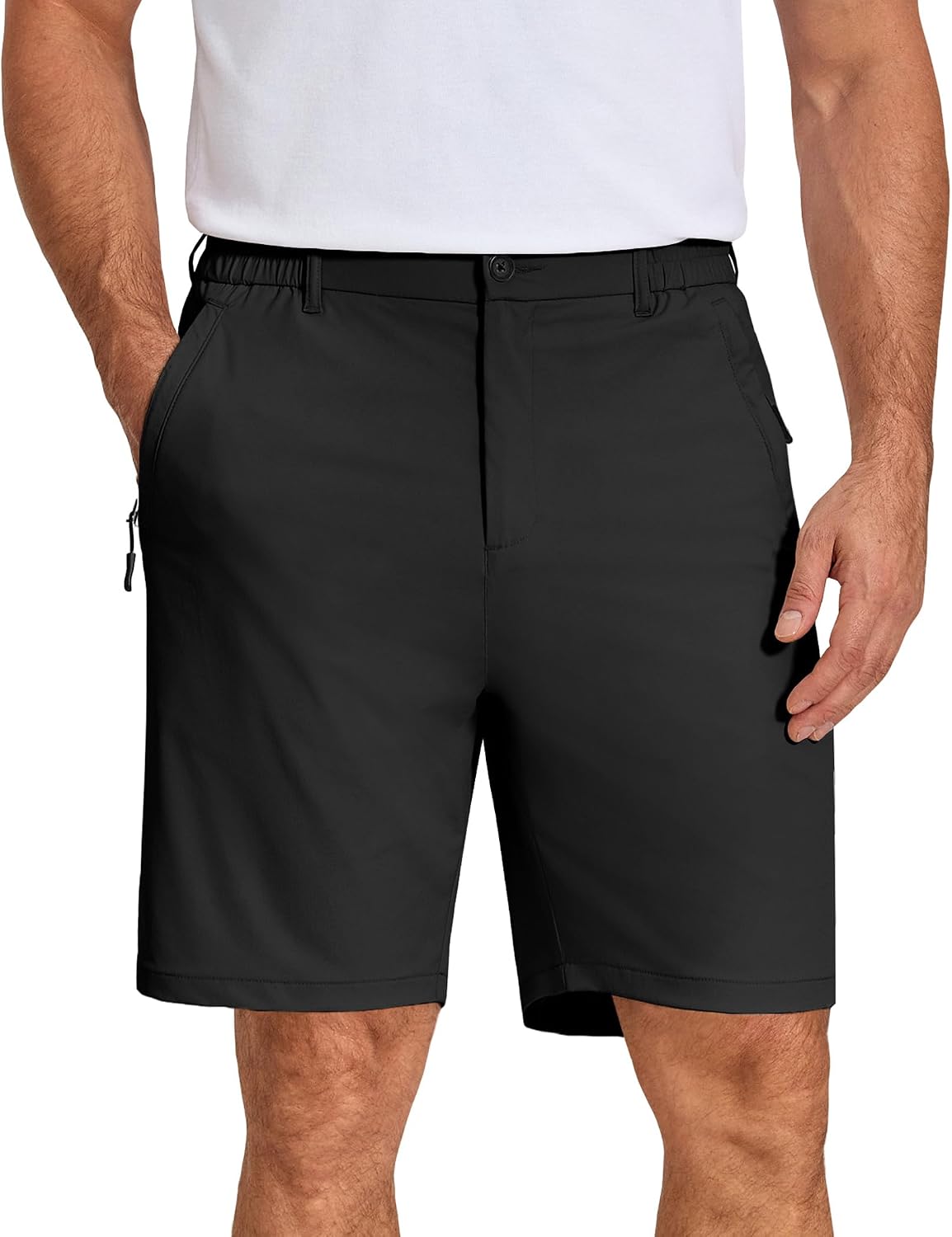 Detalle de COOFANDY Men's Stretch Golf Shorts 7" Lightweight Hybrid Shorts