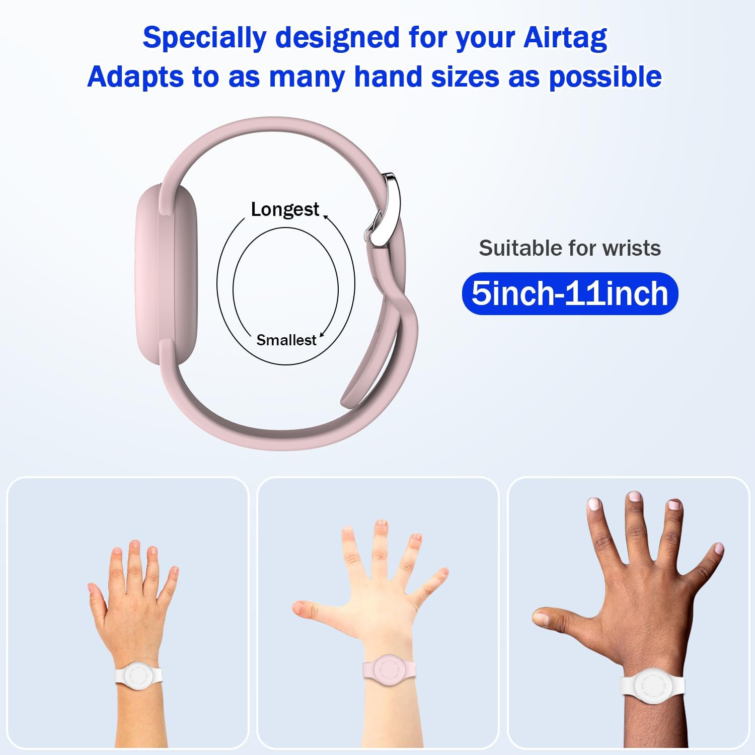 Thumbnail 4 de R-fun Air Tag Armbänder Kinder 2er Pack