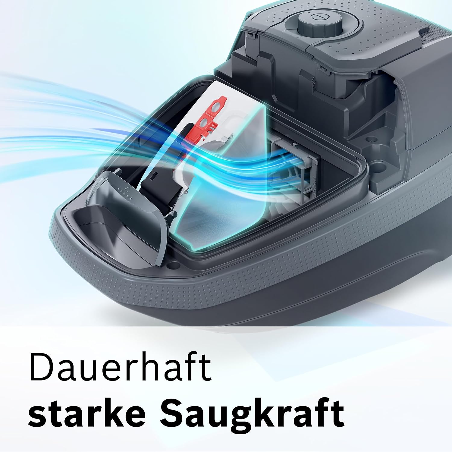 Detalle de Bosch Staubsauger mit Beutel Serie 8 BGL8XPER – ideal für Allergiker, leise, 15 m Radius, Made in Germany