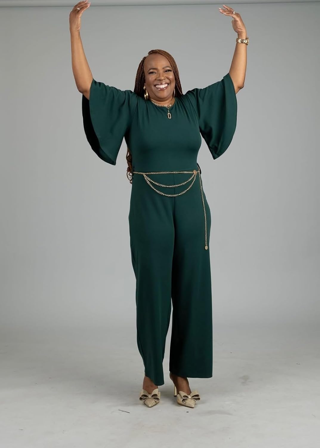 Thumbnail 6 de BessCops Loose Belted Jumpsuit