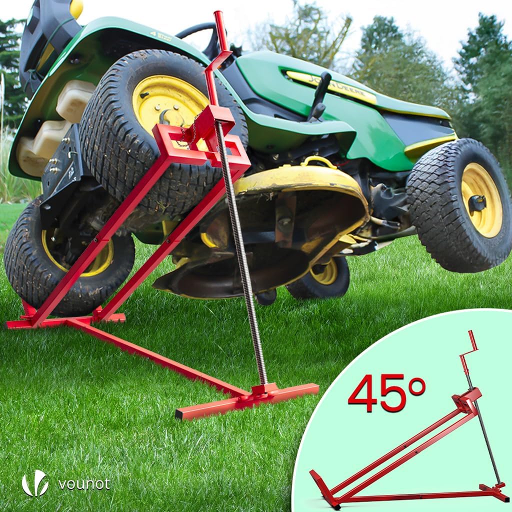 Thumbnail 1 de Vounot Lève Tracteur Tondeuse Télescopique - Gain de Place 30% et Charge 400 kg