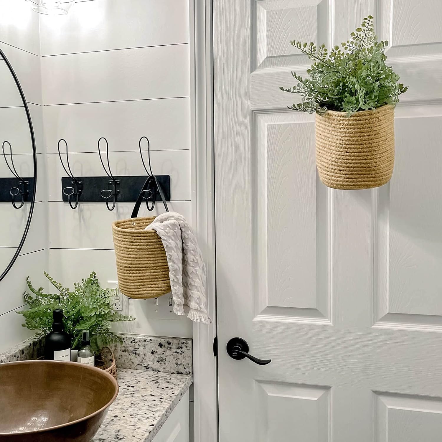 Thumbnail 5 de Goodpick Jute Hanging Storage Baskets
