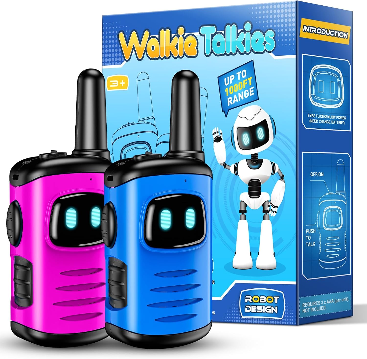 Detalle de EUTOYZ Walkie Talkies 81 g Kids Long Range