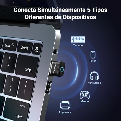 Thumbnail 6 de UGREEN Adaptador USB Bluetooth 5.3 + Ratón Jiggle Indetectable 🖱