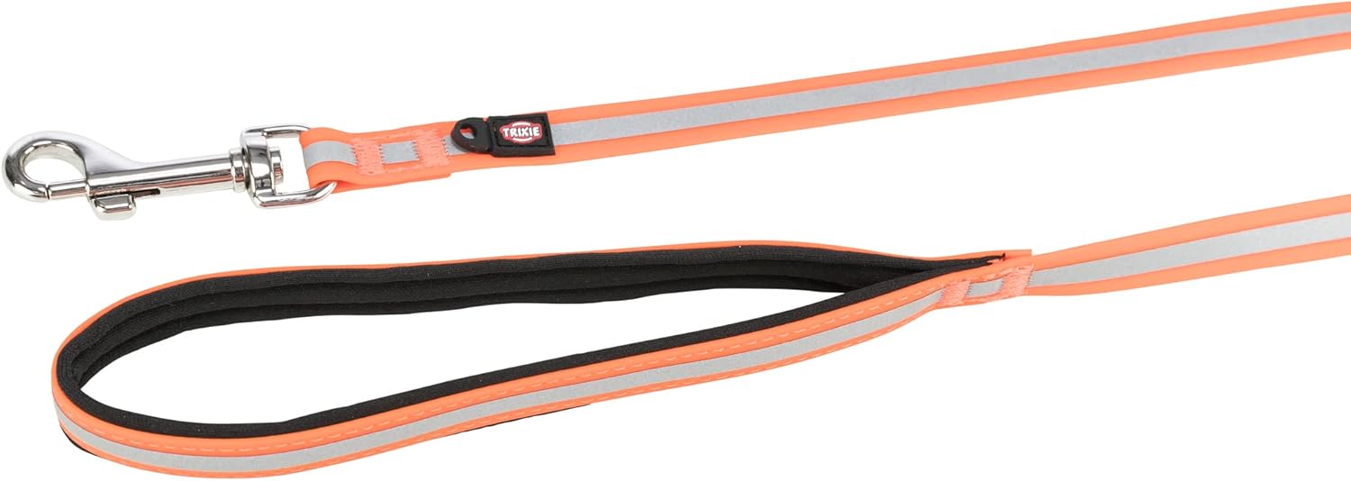 Thumbnail 2 de TRIXIE Longe M–XL 10 m / 17 mm orange – longe réfléchissante pour chiens de taille moyenne à très grande