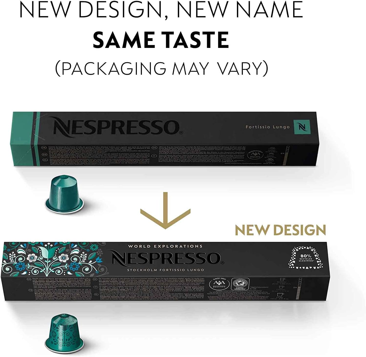 Thumbnail 5 de Nespresso Original Cápsulas Stockholm, 50 Cápsulas de Café