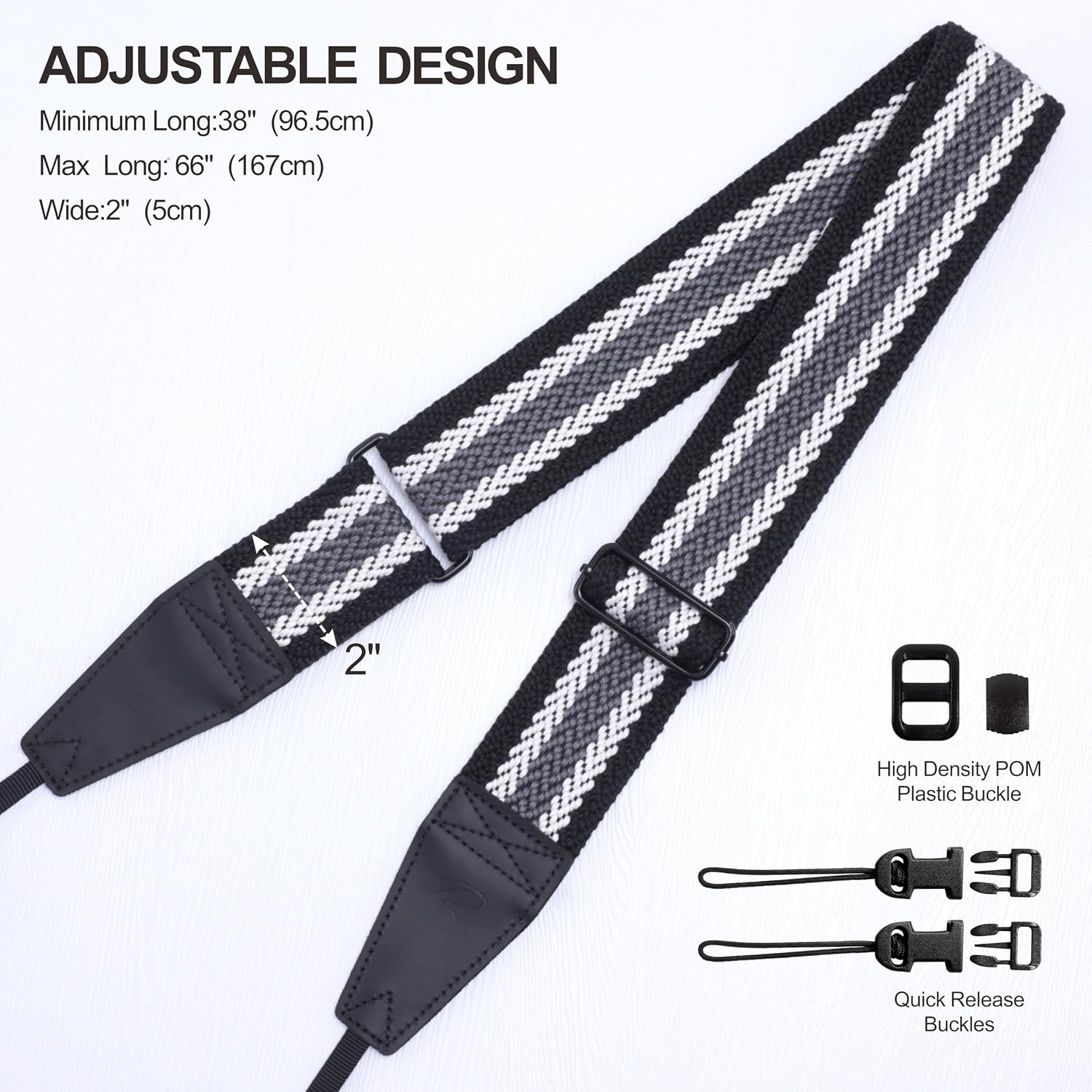 Thumbnail 6 de Padwa Lifestyle Stripes camera strap, adjustable
