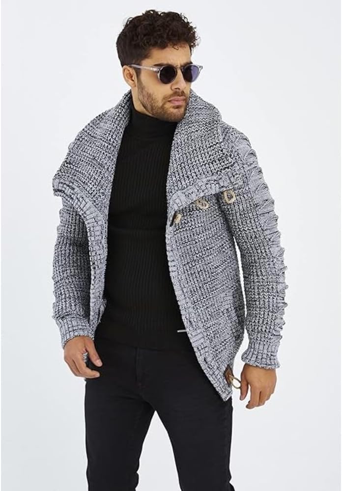 Thumbnail 2 de Leif Nelson LN-5575 Maglione Uomo con Collo a Scialle