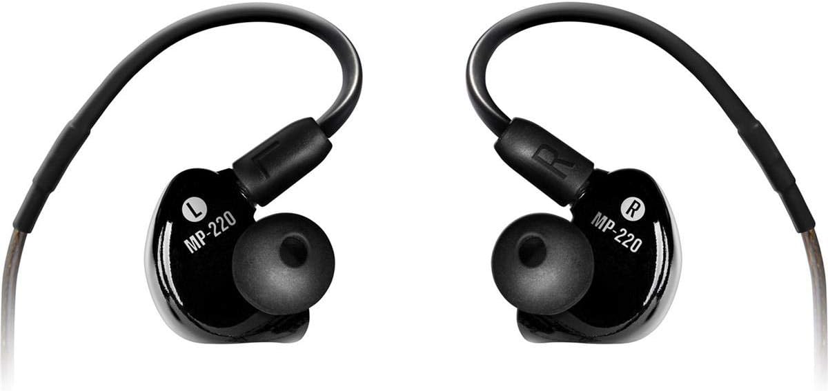 Detalle 2 de Mackie MP-220 in-ear-hörlurar med dubbla dynamiska element och ljudisolering