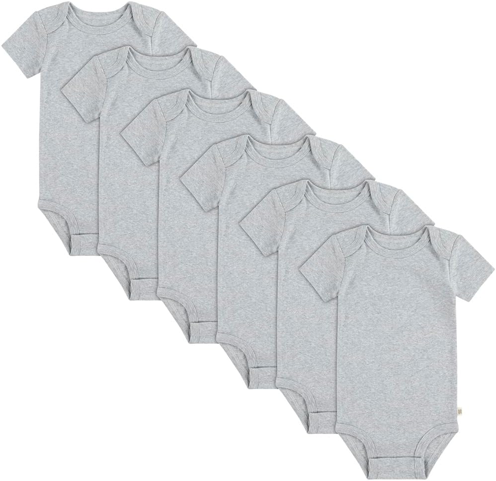 Thumbnail 6 de Pack de 6 bodies unisex HUGGIES Little Hugs en coton bio