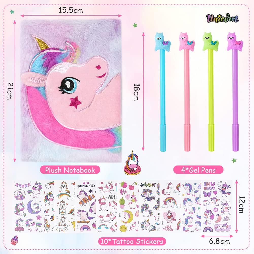 Detalle 2 de OFFCUP Quaderno Peluche Unicorno A5 15x21CM