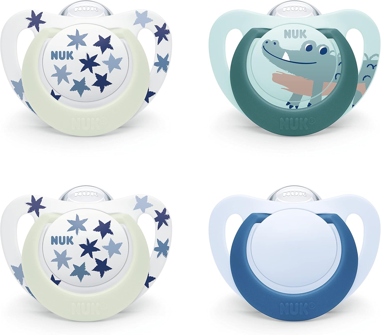 Detalle de NUK Star Day & Night 6–18 Months baby dummy