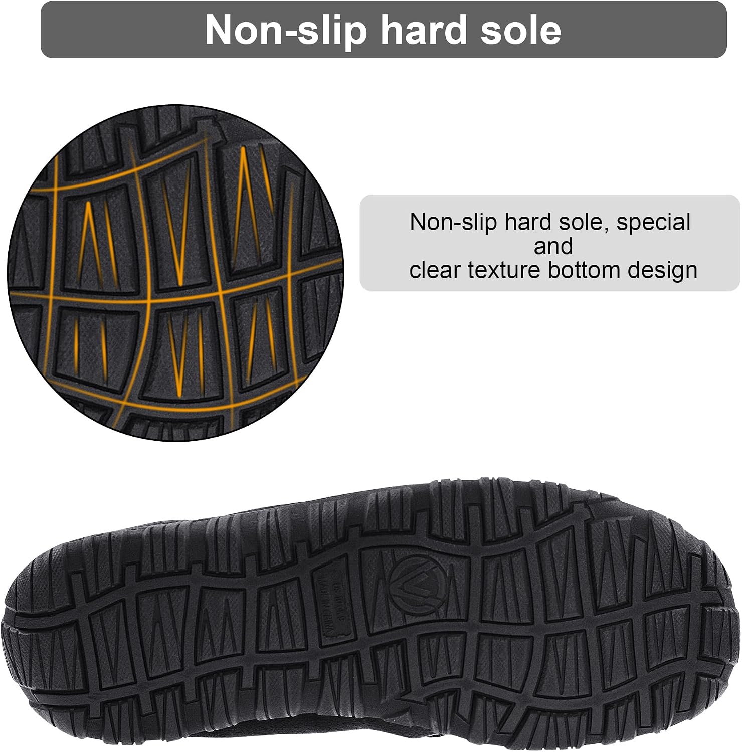 Detalle 2 de Lulex Men's Moccasin Slippers, Sizes 8–14
