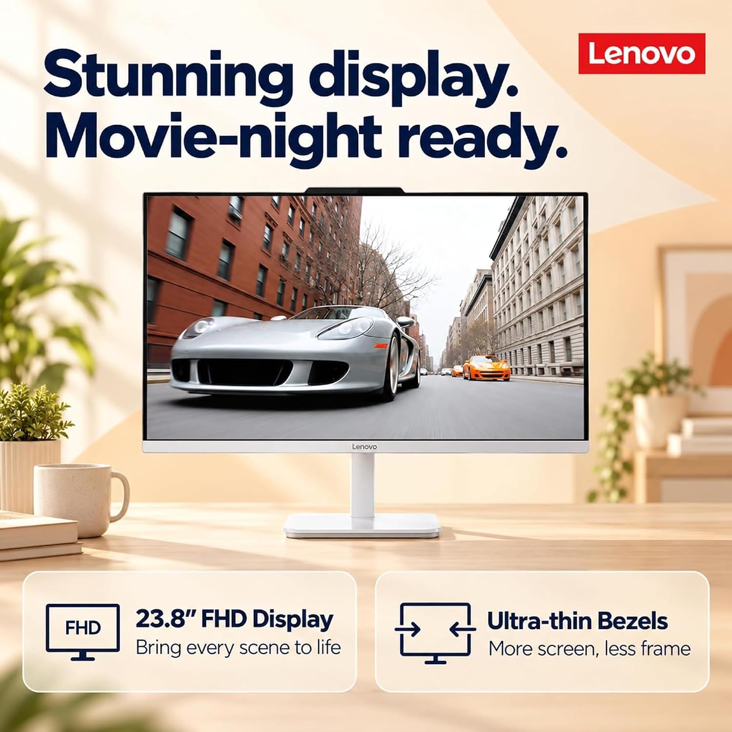 Thumbnail 4 de Lenovo IdeaCentre 24 FHD All-in-One PC, Intel N100, 16GB RAM, 256GB SSD