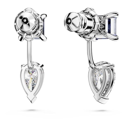 Detalle 2 de Swarovski Pendientes Ear Jacket Mesmera – Tallas mixtas, azules, desmontables