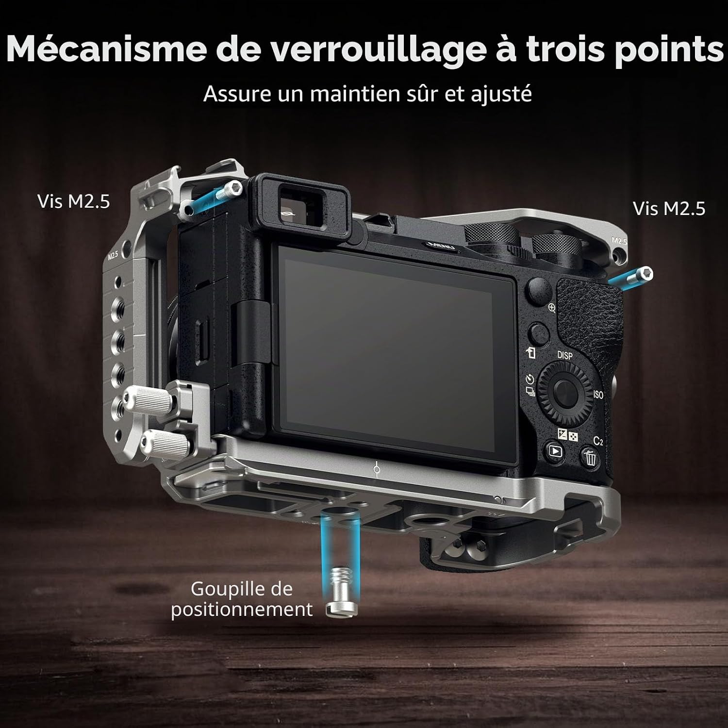 Detalle 2 de SMALLRIG Hawklock cage pour Sony A6700