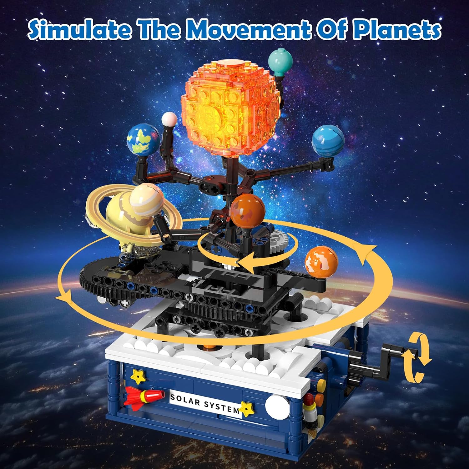 Thumbnail 3 de CUBIMANA Sonnensystem Bauspielzeug 775 Teile