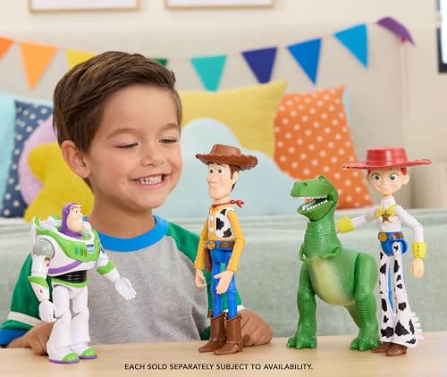 Thumbnail 1 de Rex de Toy Story di Mattel: figura de acción de 18,4 cm con 8 articulaciones
