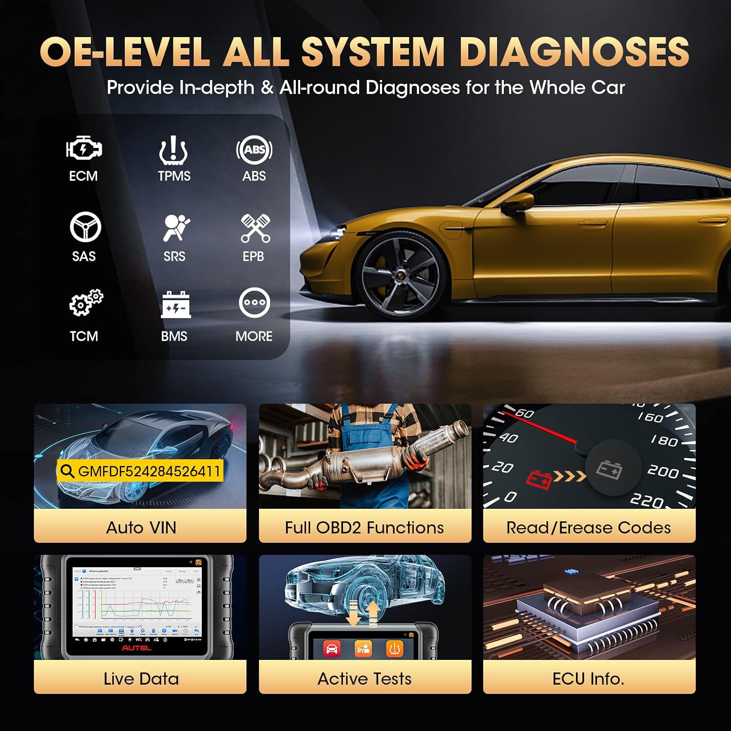 Thumbnail 4 de Autel automotive diagnostic scanner MP808S-TS