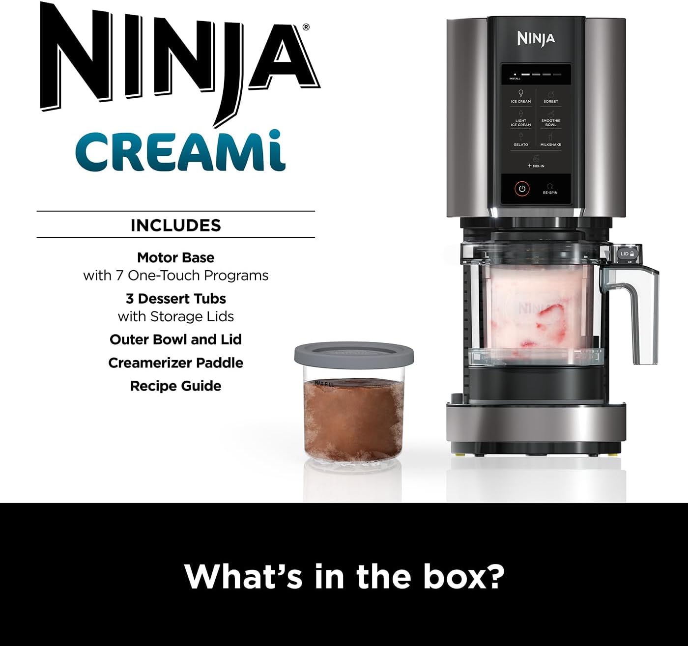 Thumbnail 1 de Ninja CREAMi NC300UK Ice Cream Maker