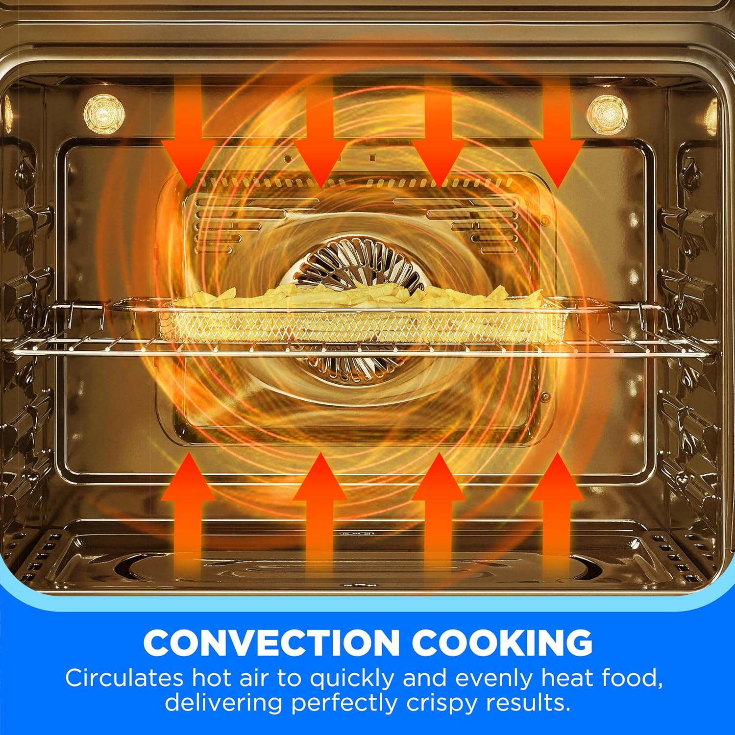 Detalle 1 de Midea MEW24S2AST 24-Inch Built-In Wall Oven, 2.5 Cu. Ft., Convection