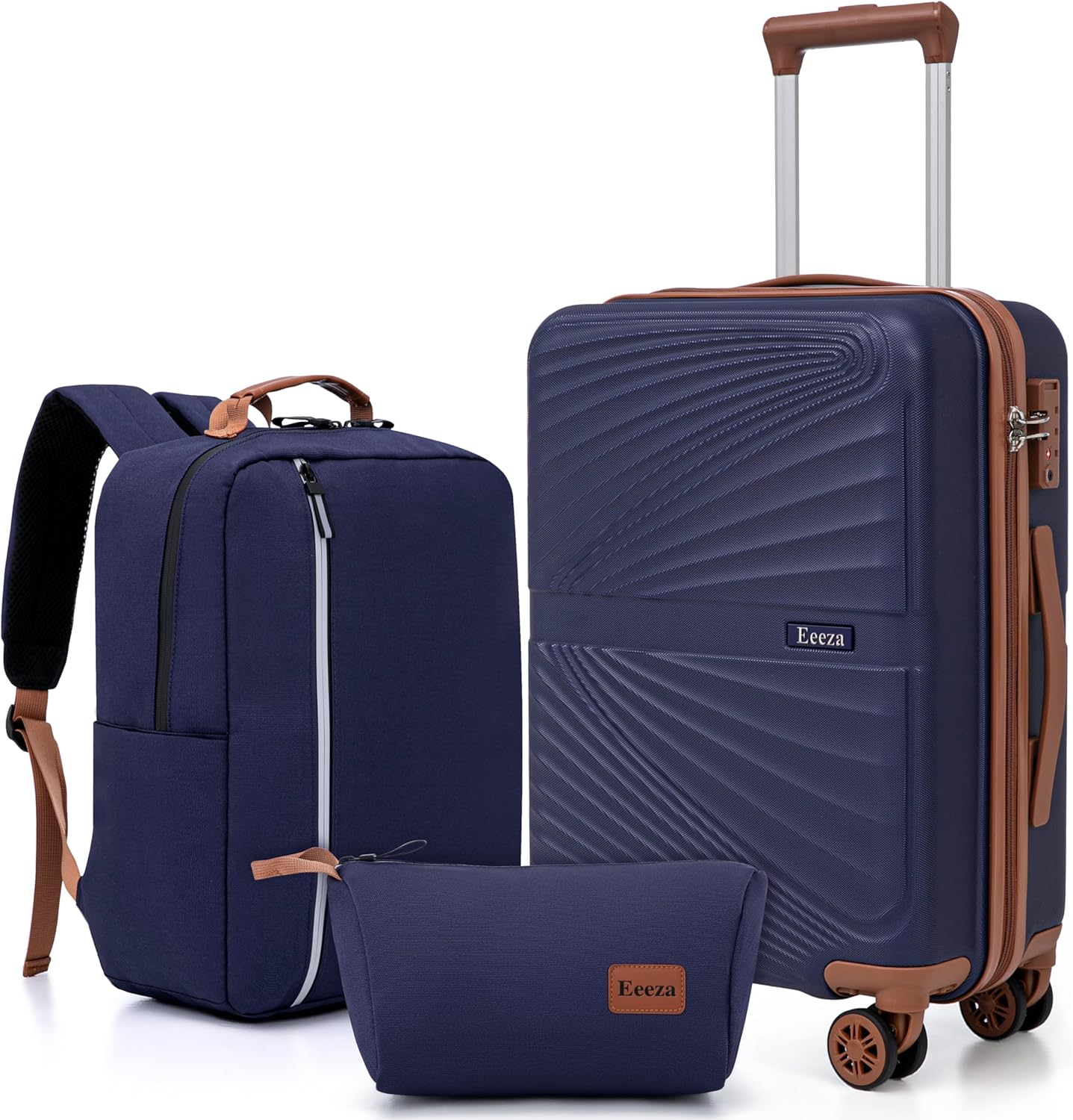 Detalle de Eeeza Carry On Luggage Set 20 Inch Spinner