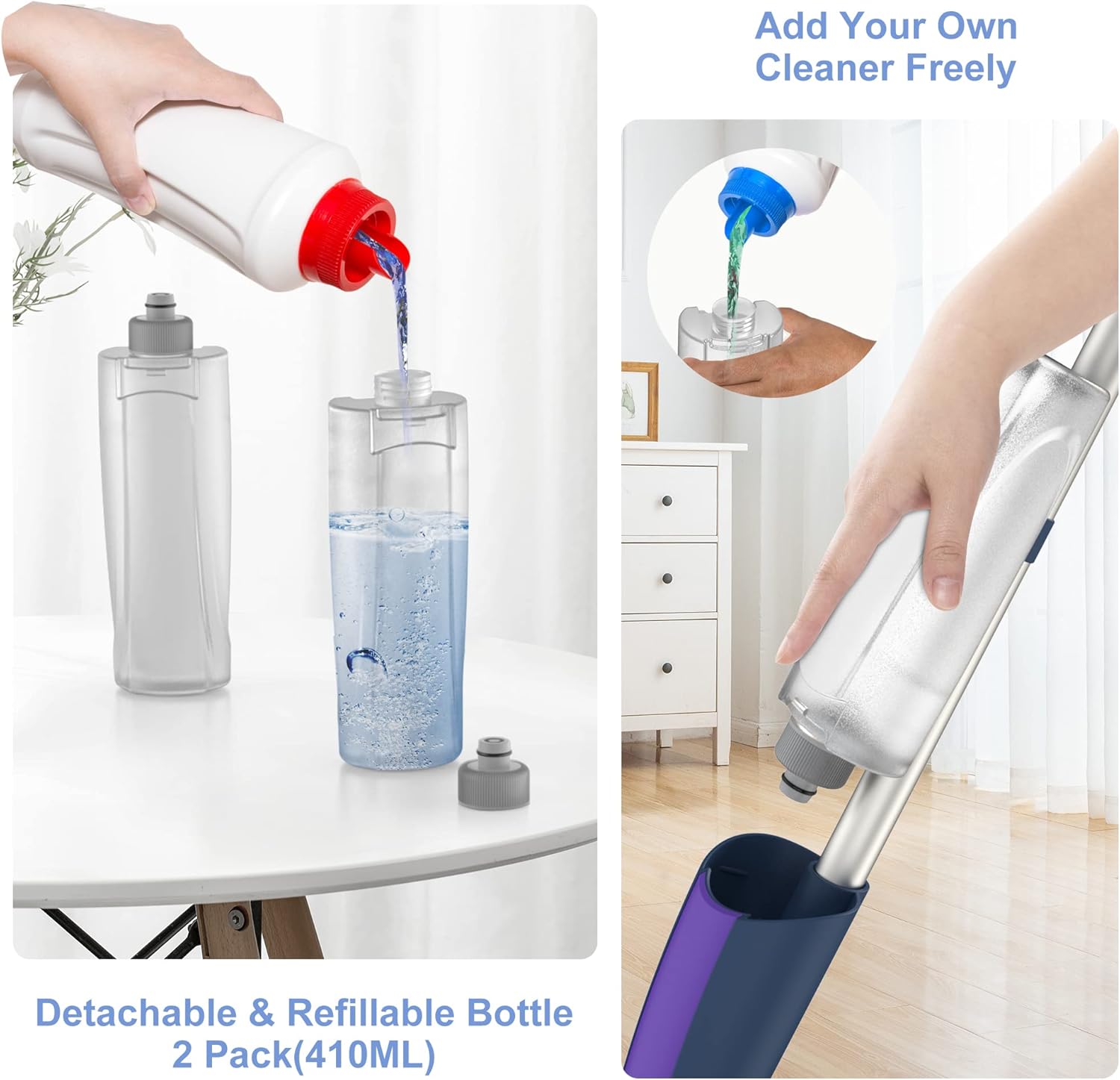 Thumbnail 3 de MEXERRIS Microfibre Floor Mop 4 pads 🧹