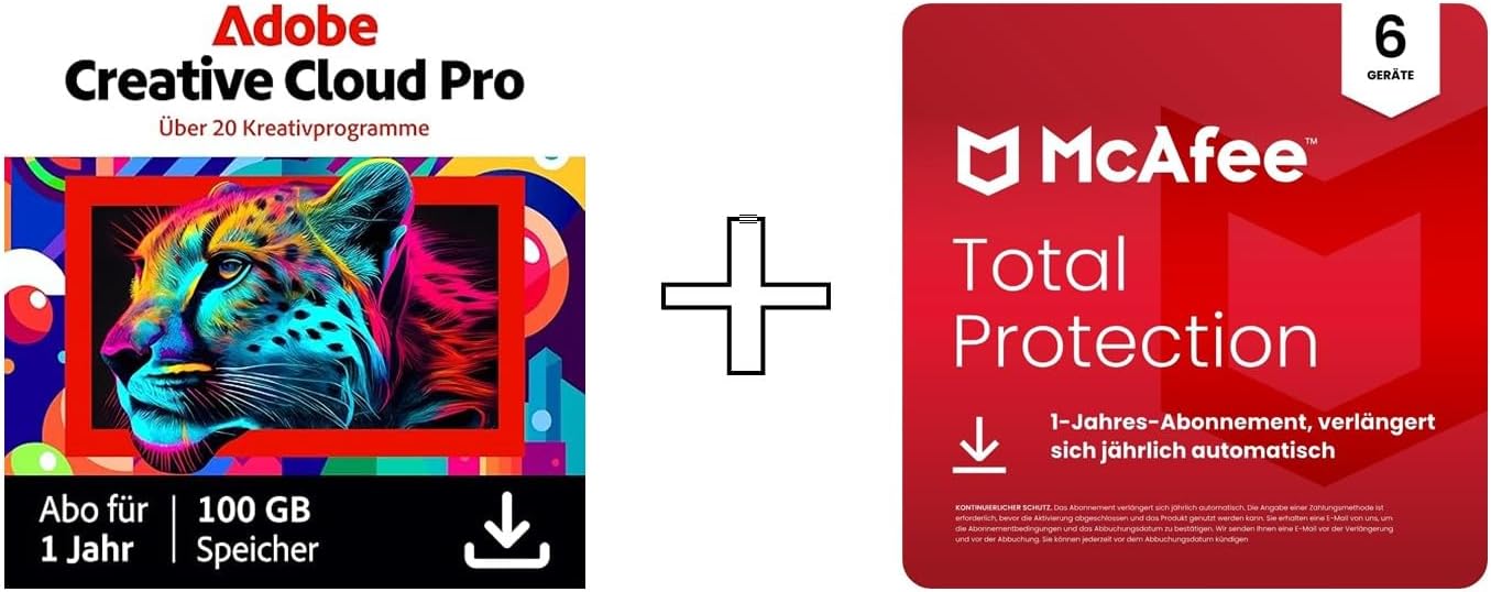 Detalle 2 de Adobe Lightroom + McAfee Total Protection 2026 (Automatische Verlängerung) – 6 Geräte | 12 Monate | Digitaler Download