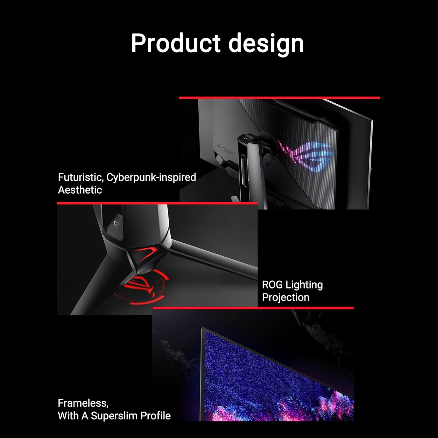 Thumbnail 2 de ASUS ROG Swift OLED 31.5" 4K Ultra HD QD-OLED Gaming Monitor