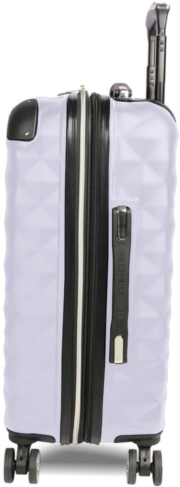 Detalle de Kenneth Cole REACTION Diamond Tower 24-Inch Lavanda Expandable Spinner Case