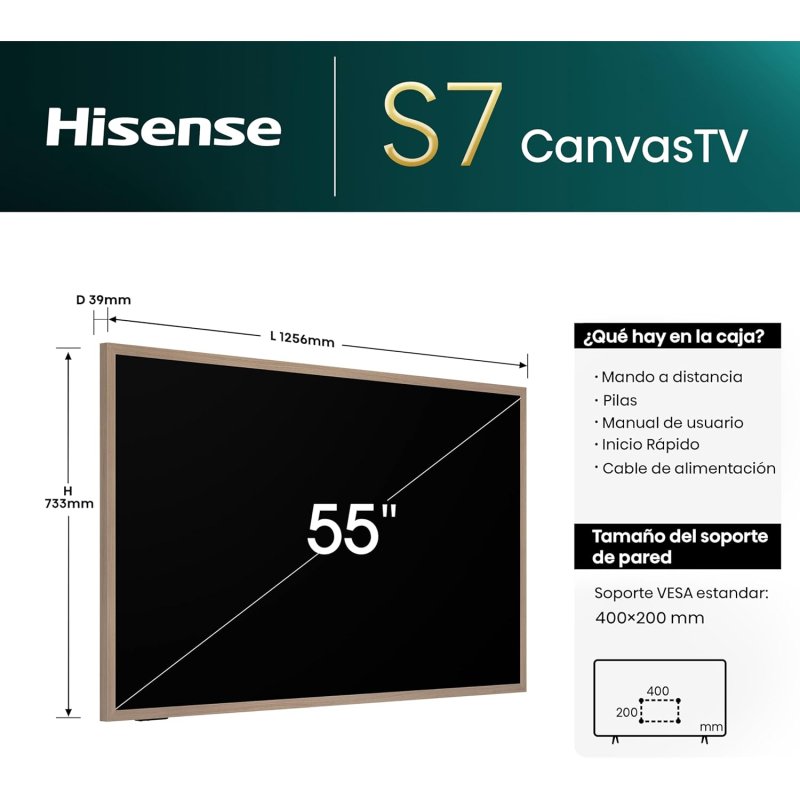 Thumbnail 1 de Hisense QLED 55S7NQ 55" 144 Hz