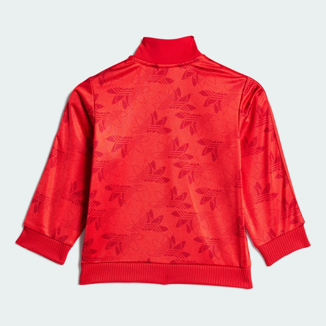 Thumbnail 2 de Adidas Chándal Firebird Monogram AOP Kids rojo