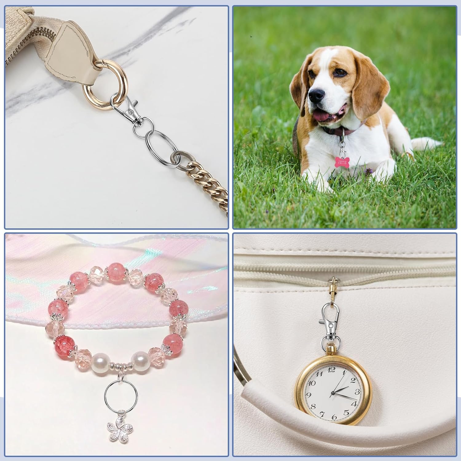 Thumbnail 6 de HnoaTovy Keychain Clips, 25 Sets