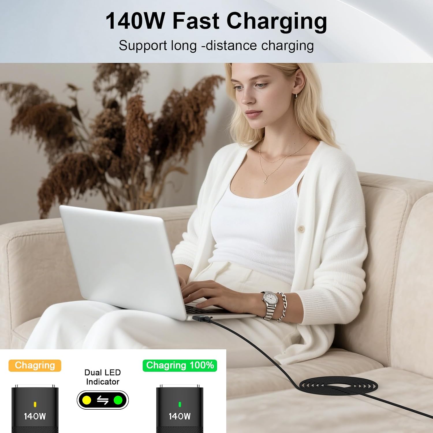 Thumbnail 6 de MagSafe 3 USB-C Cable 1.83m