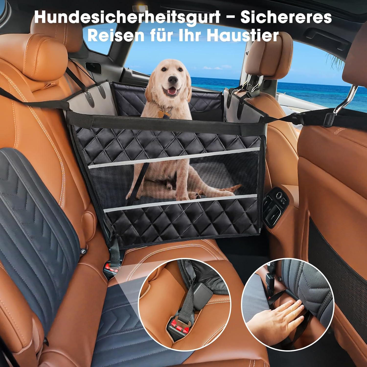 Thumbnail 6 de MIXJOY Hunde Autositz 73x56 cm