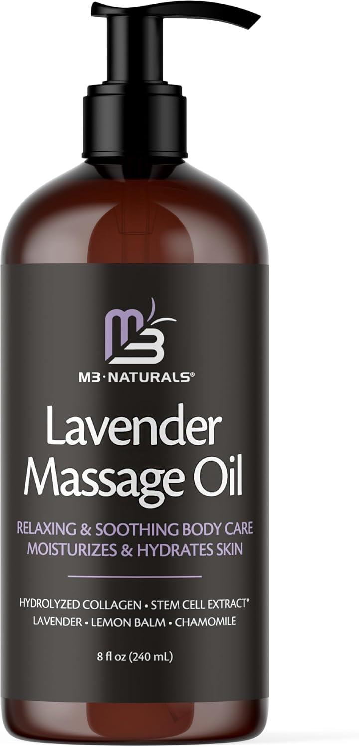 Detalle de M3 Lavender Massage Oil 8 fl oz