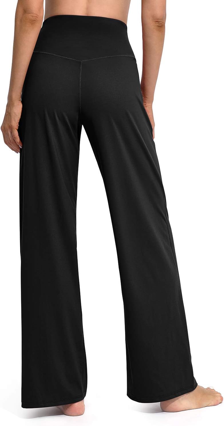 Thumbnail 5 de Promover Activewear-Hosen für Damen mit Taschen – Hoch taillierte Jogginghose mit Bauchkontrolle und weitem Bein