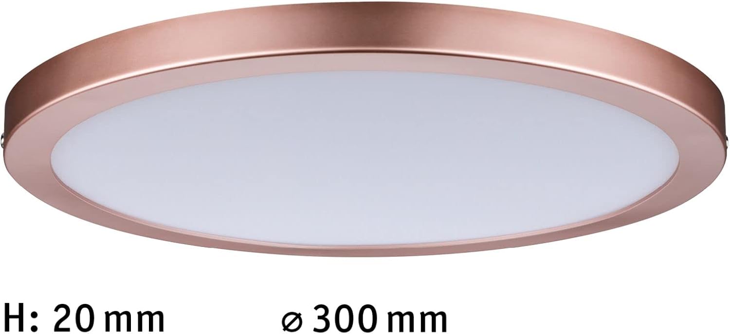 Detalle de Paulmann Atria 708.72 – okrągły panel LED 22 W, 2700 K, różowe złoto